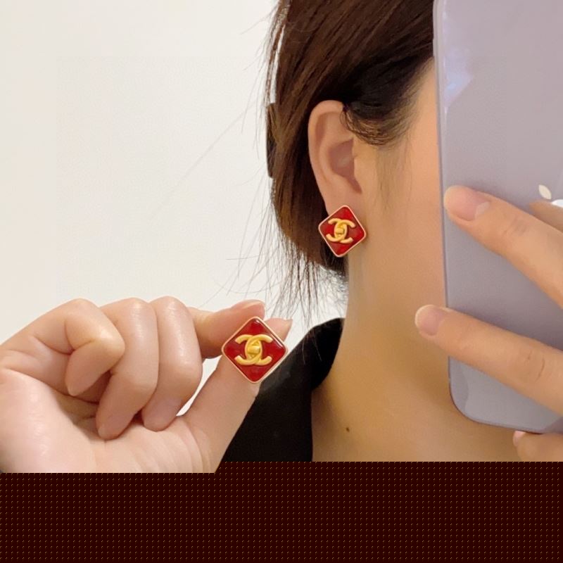 Ch*el earrings